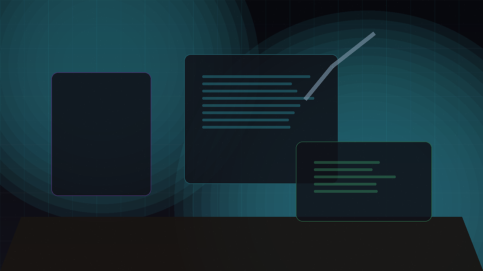 Desk-scale operating stack linking a vault, browser actuator, and local agent console.